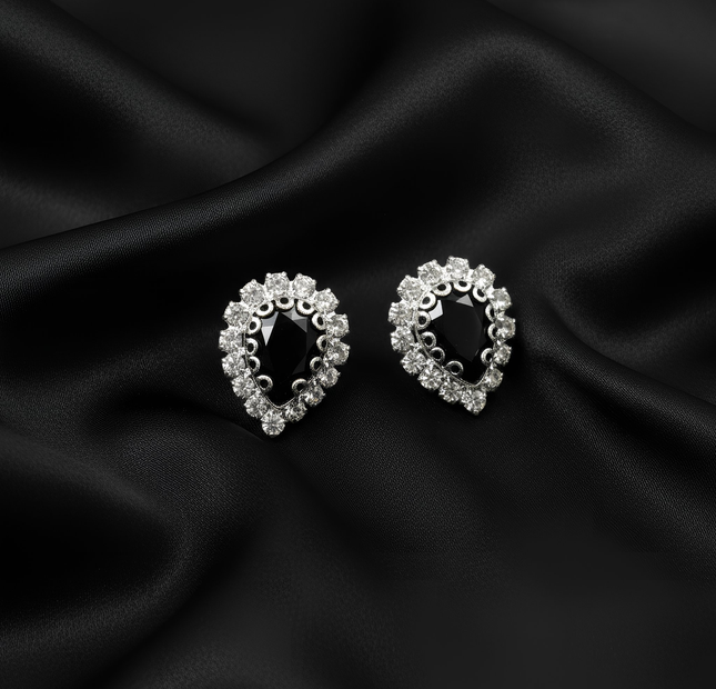 Elegant Stone Crystal Stud Earrings for Women