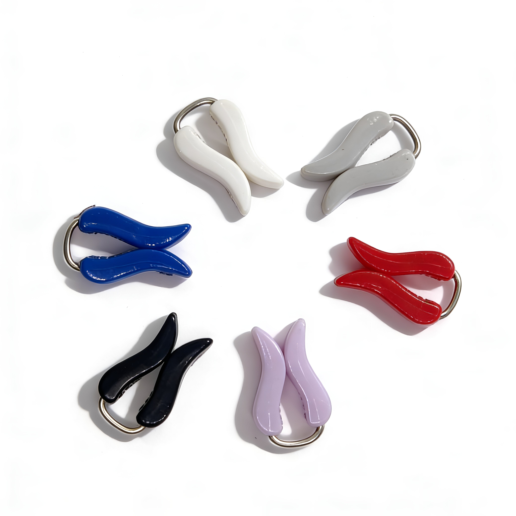 Multi-Color Scarf Buckle Ring Set for Hijab Styling